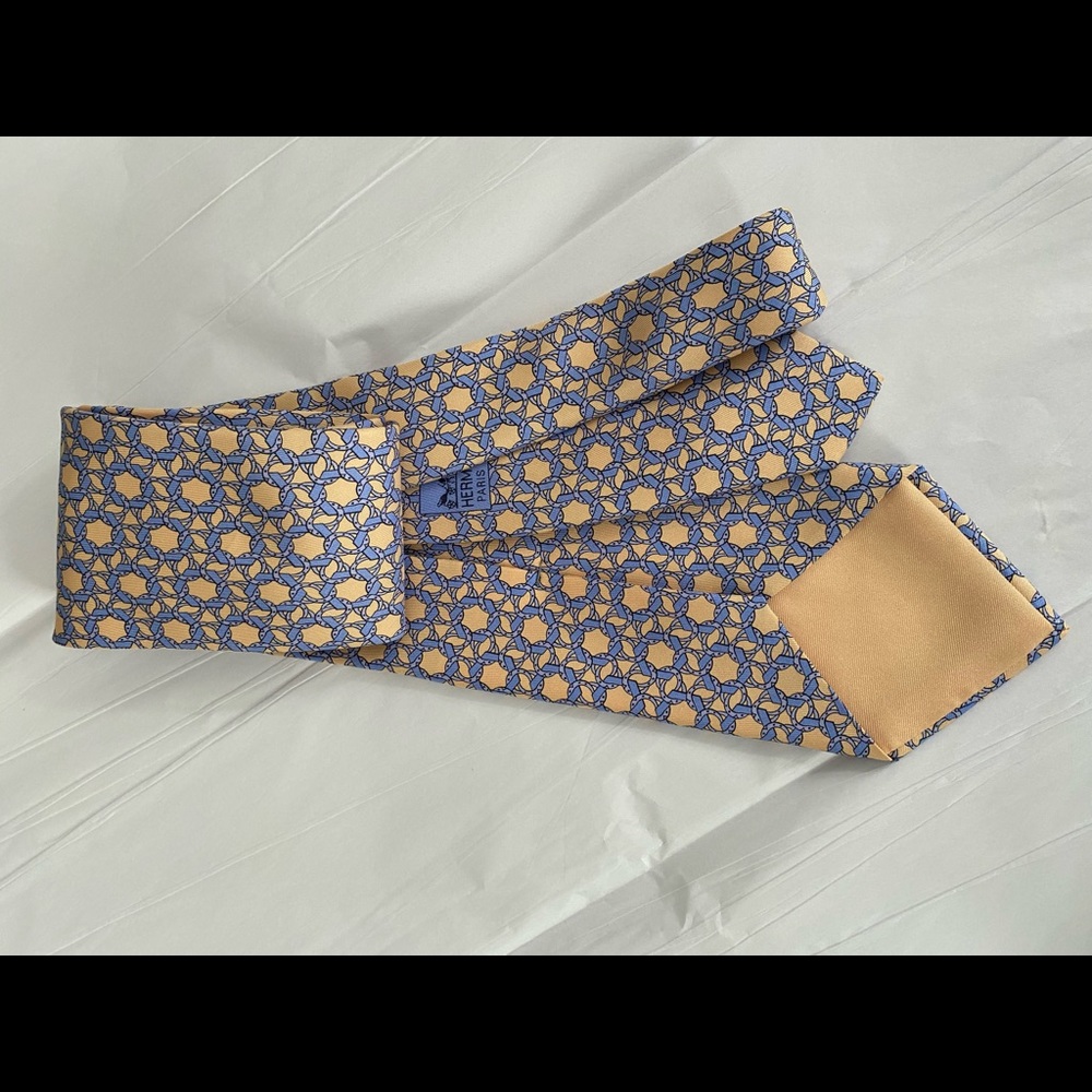 Hermes 7935 MA Silk tie - Picture 8 of 8